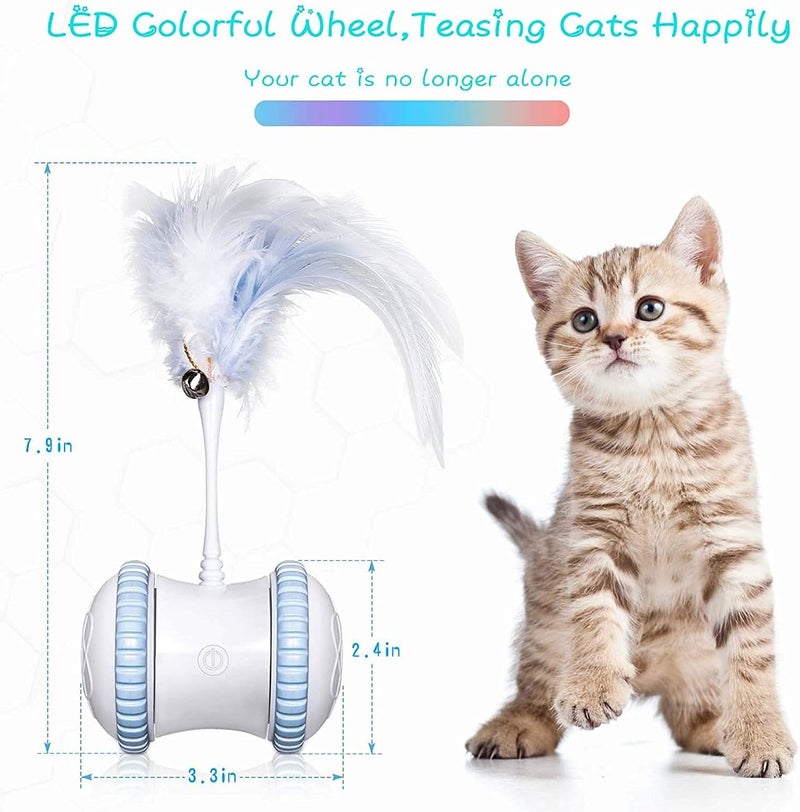 Automatic Cat Feather Toy - Smart Robotic Interactive Indoor Electronic Pet Toy - Image 3