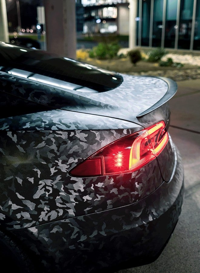 VViViD لفائف فينيل تمويه نمط متوسط VViViD+ Stealth (1 قدم × 5 أقدام، معدن شبح) - Image 3