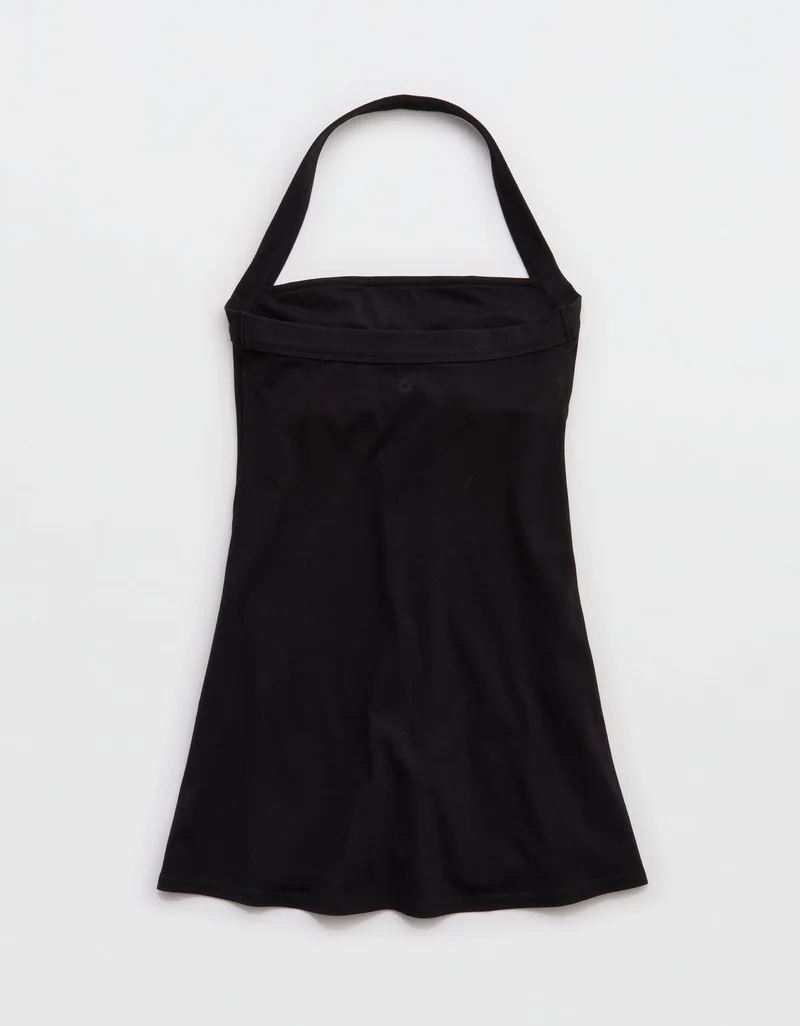 Aerie  OFFLINE By Aerie Real Me Halter Mini Dress for Women | Best Price UAE