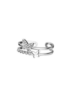 PANDORA "Embrace Transformation: The Enchanting Butterfly Ring - A Beautiful Symbol of Change and Freedom, Expertly Crafted to Add Whimsy and Elegance to Your Collection, Perfect for Celebrating Life’s Journey and Cherished Memories."  - Image 3