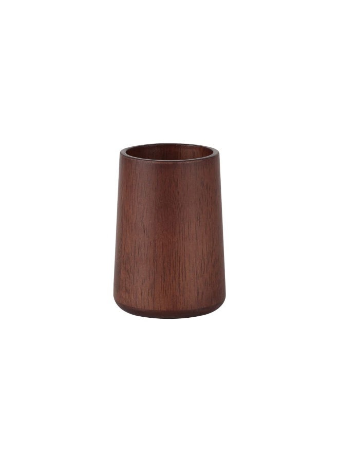 DANUBE HOME كوب فلوارا الخشبي بلون البلوط البني منظم الحمام 7.8 × 10.5 سم - Image 5