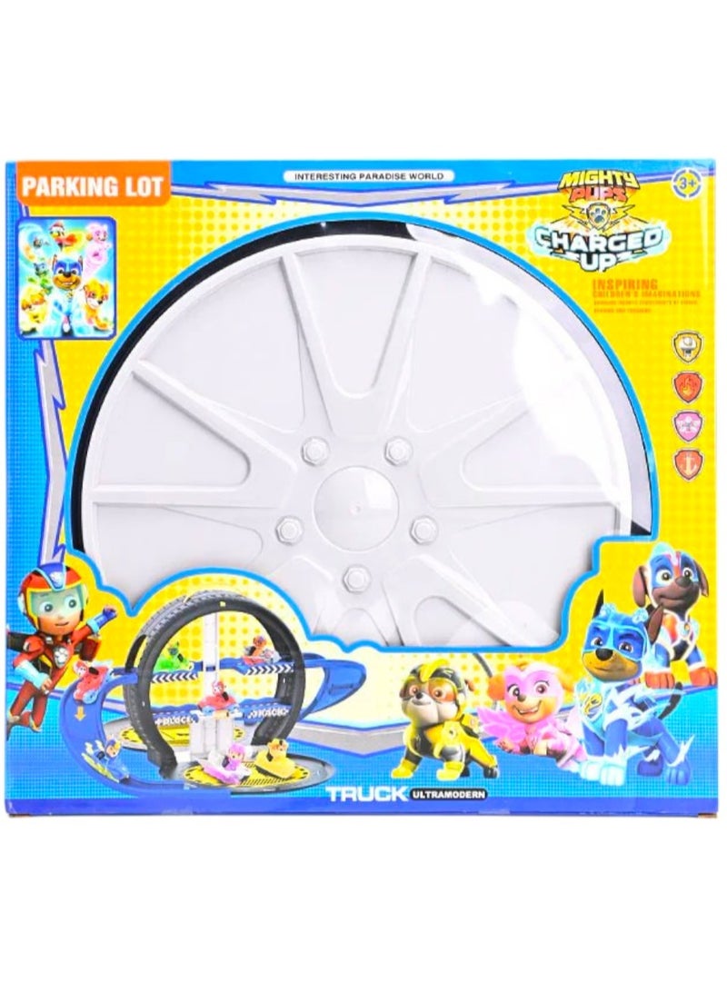 تيلكس مجموعة ألعاب باو باترول لوكاوت لوقوف السيارات للأولاد في مرحلة ما قبل المدرسة مع السيارات - Image 2