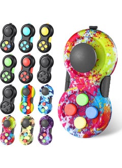 Civaner 12 Pcs Pad Toys Game Controller Toys Retro Classic Handheld Fun Pad Packs Classic Sensory Toys For Kids Adult Anxiety And Stress Relief(Mixed Style)  - Image 1