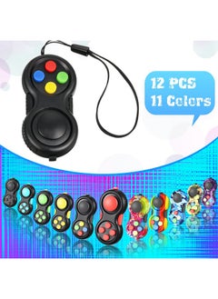 Civaner 12 Pcs Pad Toys Game Controller Toys Retro Classic Handheld Fun Pad Packs Classic Sensory Toys For Kids Adult Anxiety And Stress Relief(Mixed Style)  - Image 5