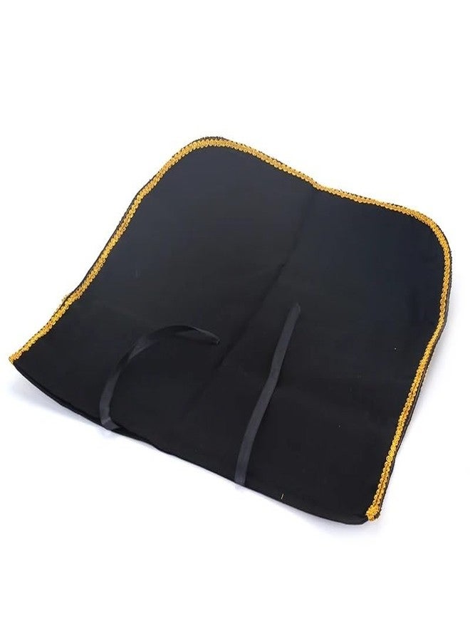 MilesMagic Magician's See Through Blindfold Drive Bag Gimmick Mind Reading Vision Mentalism | Read Thru Cloth Covered Eyes | Street Stage Illusion Magic Trick, Black - Image 4