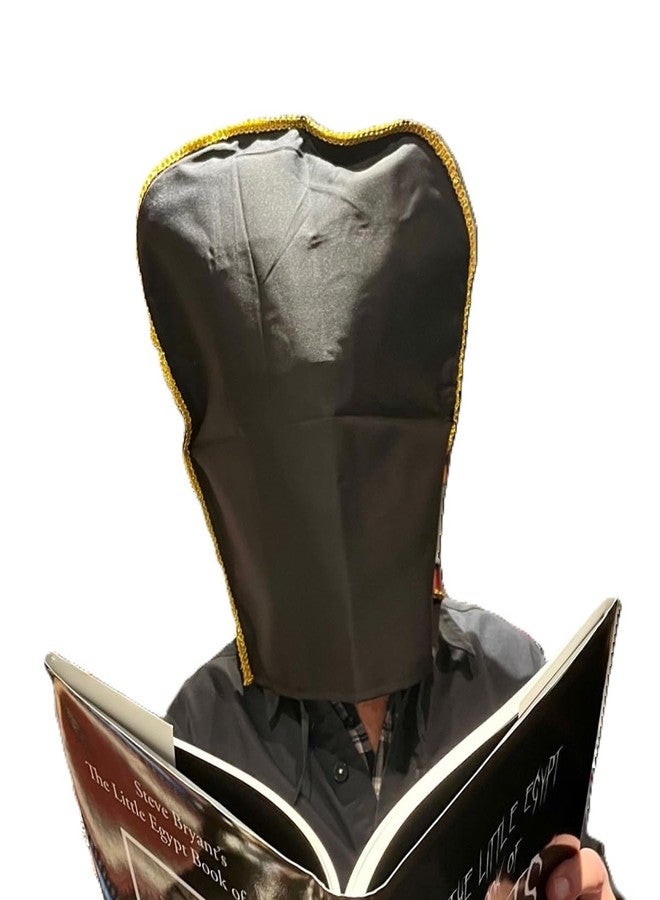 MilesMagic Magician's See Through Blindfold Drive Bag Gimmick Mind Reading Vision Mentalism | Read Thru Cloth Covered Eyes | Street Stage Illusion Magic Trick, Black - Image 1