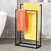 DECLUTTR DECLUTTR Towel Racks for Bathroom, 2 Tier Freestanding Towel Rack, Stainless Steel Towel Rack Stand for Bath & Hand  - Image 2