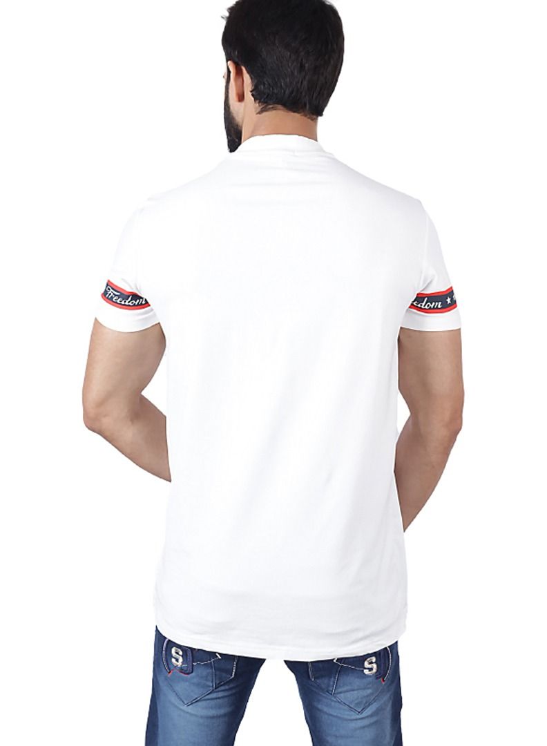 Minora Men Printed Causal Crew Neck T-Shirt - Image 4