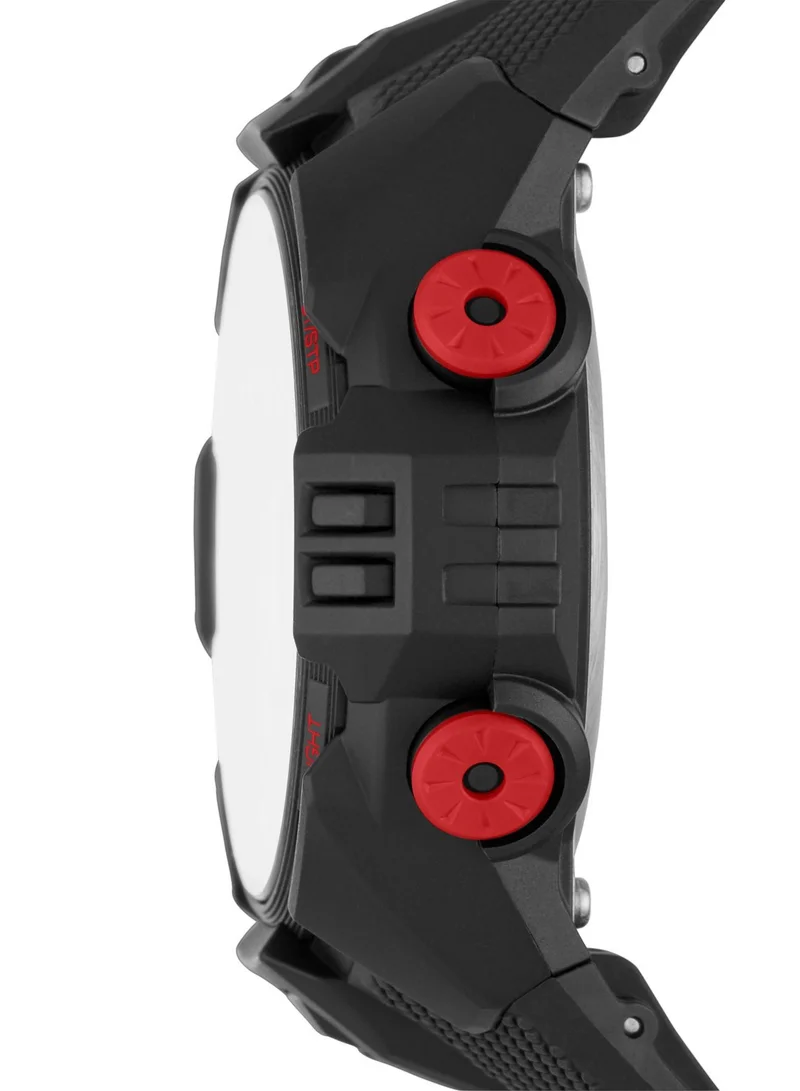 PUMA Digital Mechanical Watch for Men With Black Polyurethane Band- 10 ATM - PU P5042