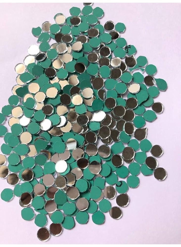 Kavya Fashion Mirror kit for Jewellery Making,Other Craft Work Like Project & lippan Art, mud Work Decoration (Total 300 Pieces, 100 Piece of Each Shape) Free Fabric Glue Cone (Combo of 3) - Image 2