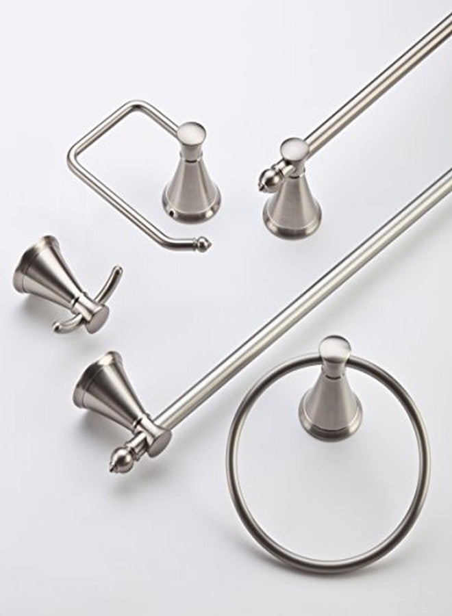 Pfister Saxton Toilet Paper Holder, Bathroom Tissue Holder, Wall-Mounted, Screw-In, Brushed Nickel Finish, BPHGL1K - Image 5