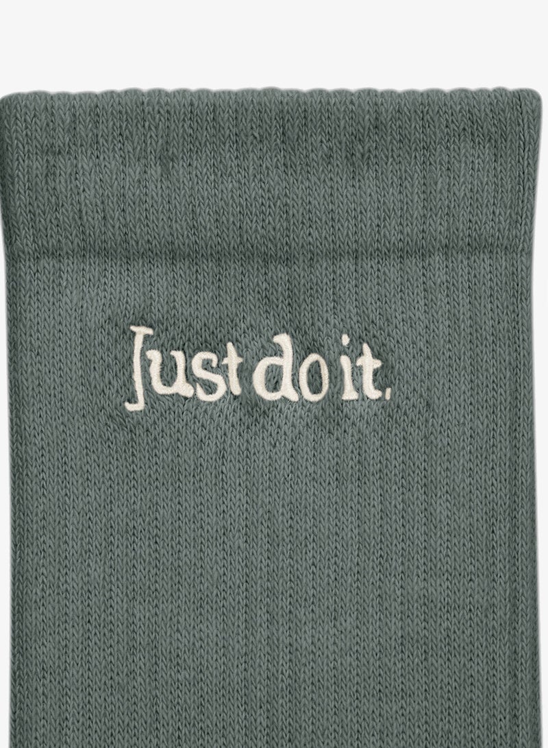 Nike 2 Pack Everyday Elevated Just Do It Crew Socks - Image 3