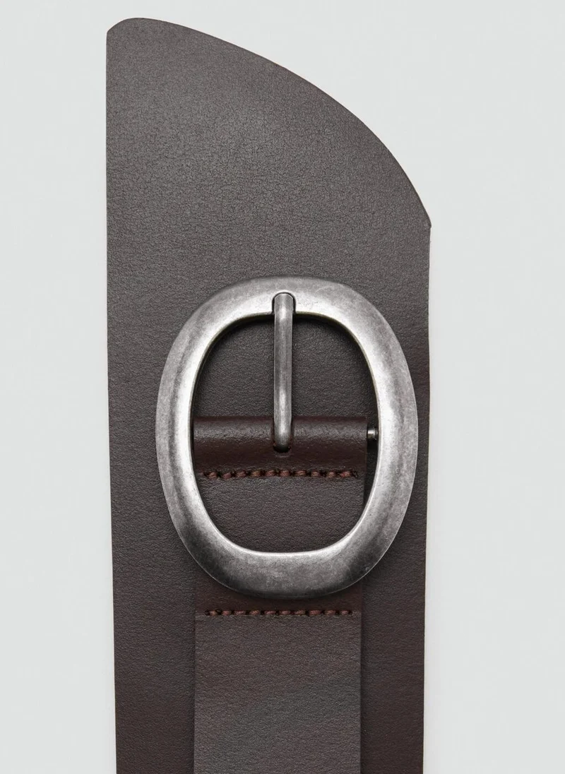 Mango  Leather OBI Belt for Women | Best Price UAE