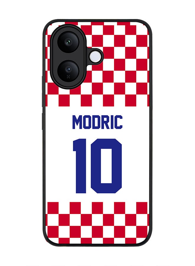 For vivo V60 Lite 5G / V60 Lite 4G Case,Slim fit Camera Protection, Shockproof Thin Phone cover  - Football - Croatia,  Modric