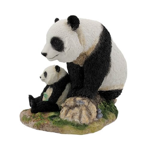 Veronese Design 8 Inch Animal Figurine Sitting Panda Bear and Cub Collectible Display - Image 2