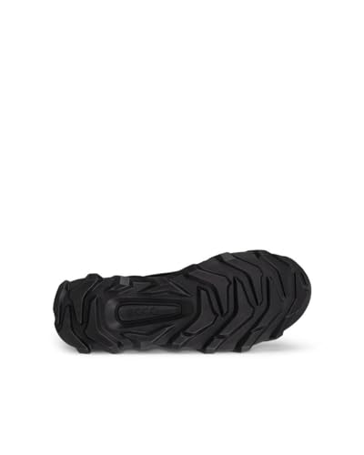 ECCO حذاء رياضي منخفض من ECCO للرجال MX 2.0 مزود بأربطة، جلد زيتوني أسود، 7-7.5 - Image 4