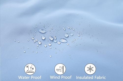 MOERDENG Women's Ski Jacket Waterproof Warm Winter Coat Hooded Snowboarding Jacket Versatile for Hiking & Winter Activities - Image 5