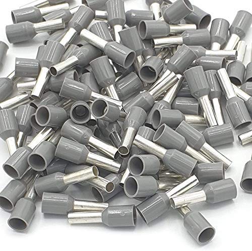 KAMCON? Wire Ferrules Copper Crimp Connectors,Wire Crimping Tool Kit,Insulated Cord Pin End Terminal (100, 4 SQMM (E4009)) - Image 1