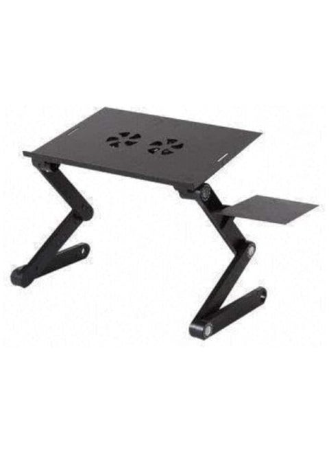 Foldable Laptop Stand with 2 Cooling Fans – Multi-material Design