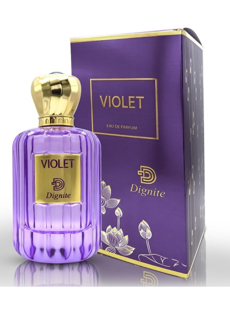 Dignite Violet Perfume  100Ml - EDP - For Her - Image 1
