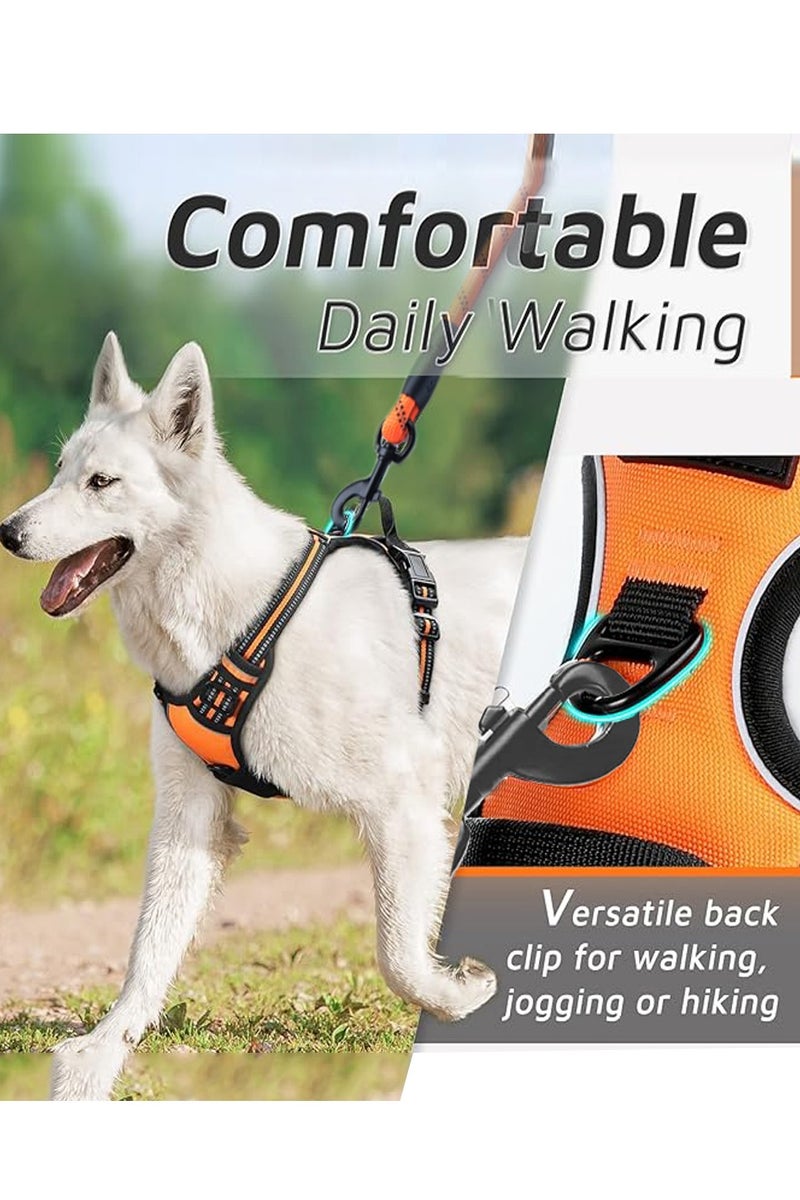 Generic Classic Dog Harness and Soft Padded Leash Set for Small Dogs, No Pull and Chock free, Adjustable with Reflective strip, Breathable and Durable - Image 2