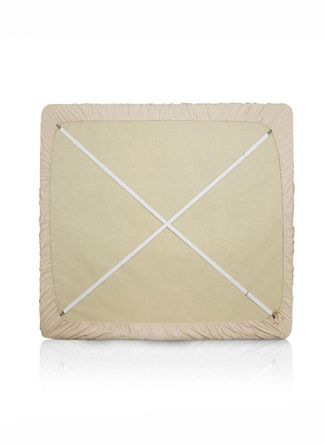 ADDA مشبك ملاءة السرير، حامل غطاء الأريكة، يمسك الملاءات بإحكام، 20" إلى 78"، 4 قطع (أبيض) - Image 4