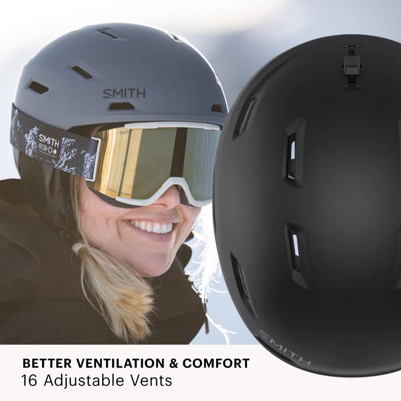 SMITH Descend MIPS Helmet â€“ Adult Snowsports Helmet with MIPS Technology + Zonal Koroyd Coverage â€“ Lightweight Protection for Skiing & Snowboarding â€“ for Men & Women â€“ Matte Black, Small - Image 3