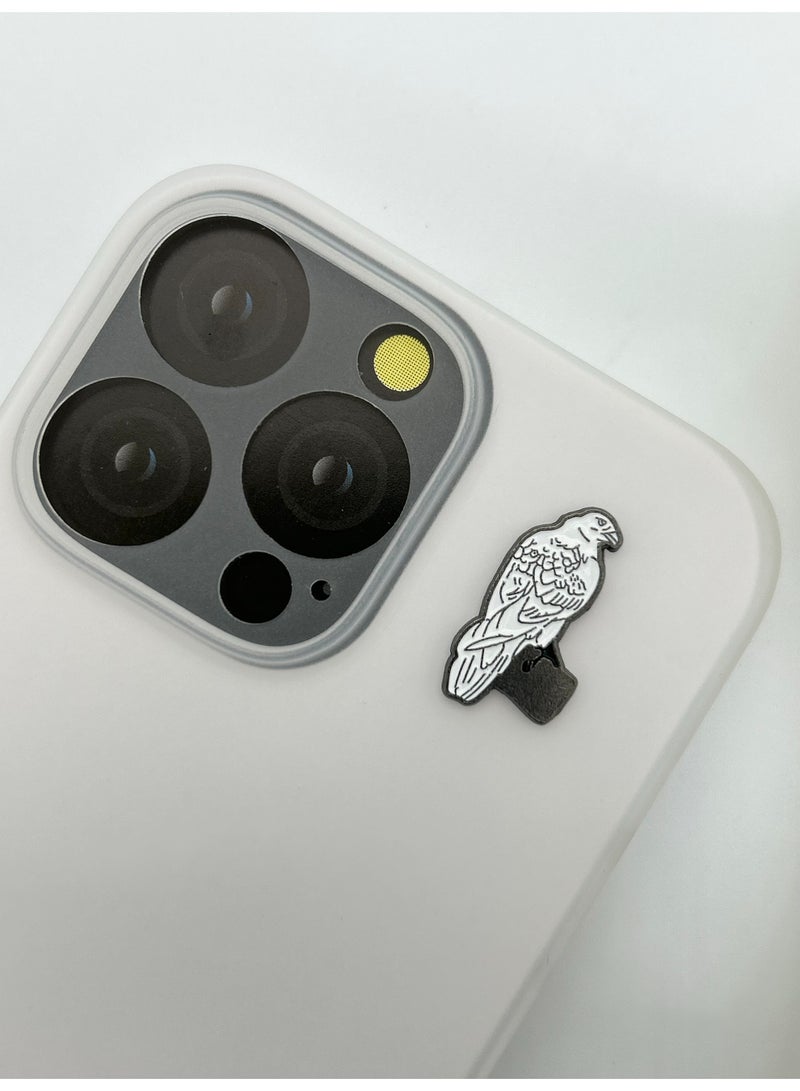 3 pieces of Metal stickers - Sheikh Mohammed bin Zayed and Al Ain Club logo and Falcon Stickers - Premium Quality Metal for Mobile, Laptop, Backpacks and more - Image 4