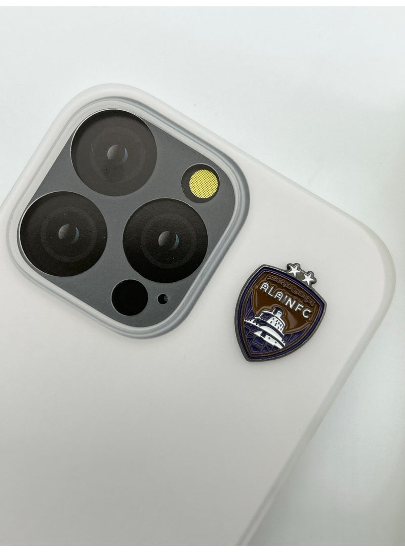 3 pieces of Metal stickers - Sheikh Mohammed bin Zayed and Al Ain Club logo and Falcon Stickers - Premium Quality Metal for Mobile, Laptop, Backpacks and more - Image 3