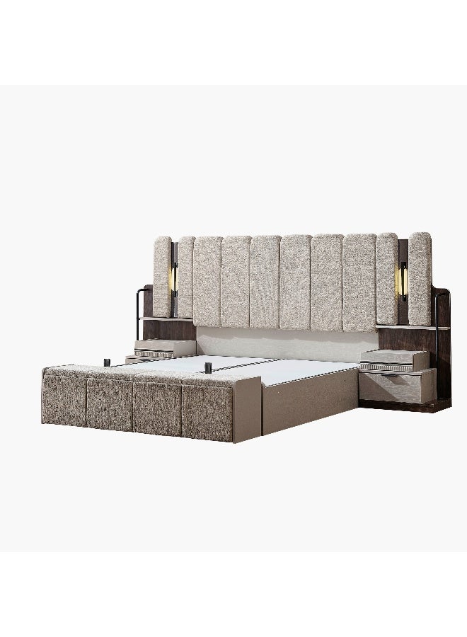 Home Box Leeds 6-Piece Smart LED Bedroom Set for Modern Homes - Image 5