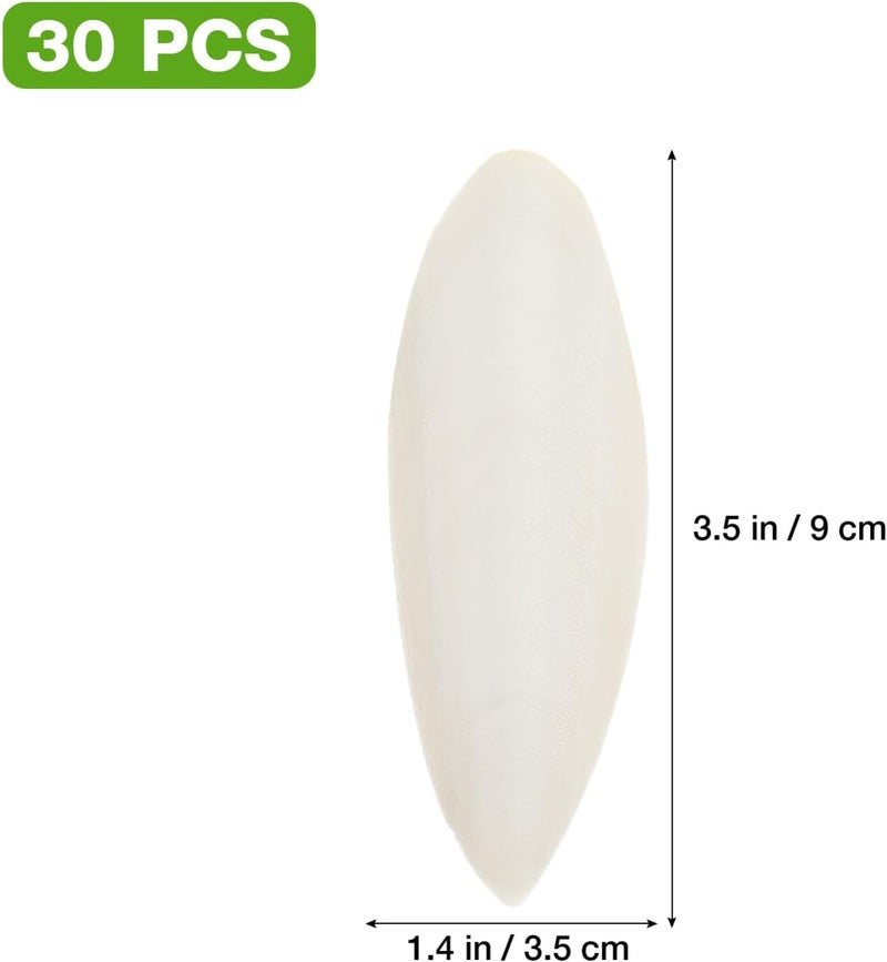 EXCEART 30pcs Bird Cuttlebone Natural Cuddle Bone Bird Beak Stone Beak Grinder Parrot Chew Toys Molar Toy for Parakeets Cockatiel Macaw - Image 3
