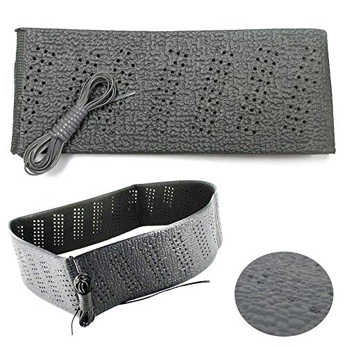 AllTopBargains Grey Universal Steering Wheel Cover Lace-On Cushion Grip Accessory Auto Vehicle - Image 5