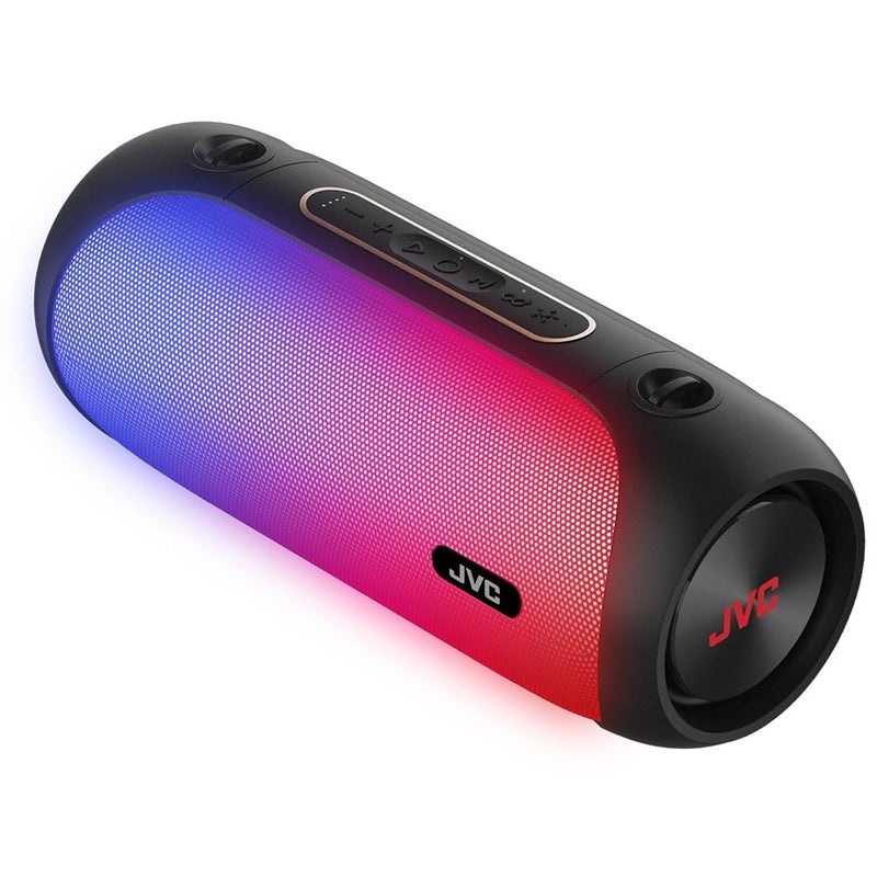 JVC Illuminated Portable Wireless Speaker with 30W max outputs Dynamic Sound Bluetooth 50 TWS Capability USBC AUX in up to 6Hour Battery Life  SPPA7BTB Black - Image 3
