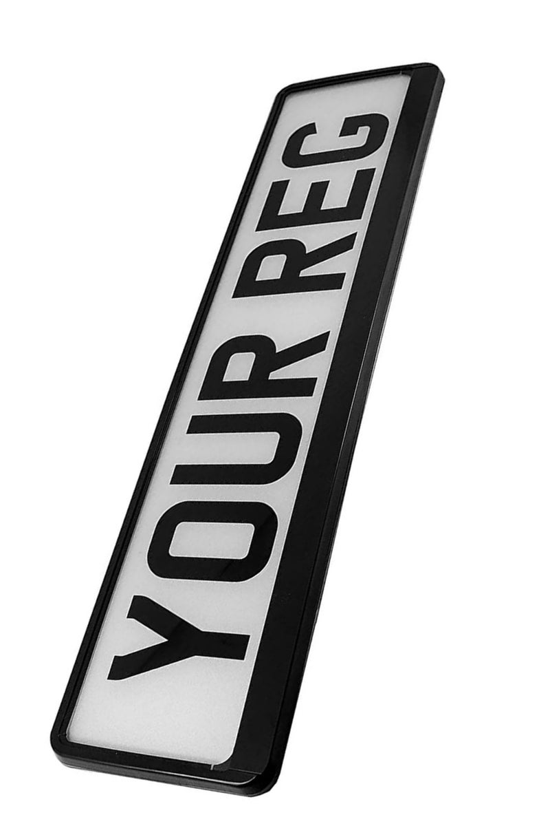 إيتافا حامل لوحة أرقام السيارة | إطار اللوحة | لدبي، أبو ظبي، الشارقة، عجمان، رأس الخيمة، يناسب جميع إمارات الإمارات العربية المتحدة مع 8 براغي - Image 2