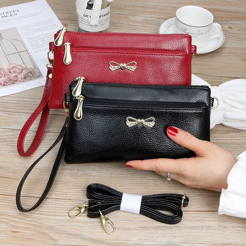 Multifunctional Solid Color PU Leather Wallet, RFID Blocking Design Portable Daily Storage Purse for Cards Cash Coin Business Use - Image 2