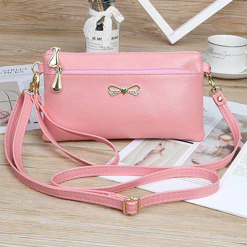 Multifunctional Solid Color PU Leather Wallet, RFID Blocking Design Portable Daily Storage Purse for Cards Cash Coin Business Use - Image 1