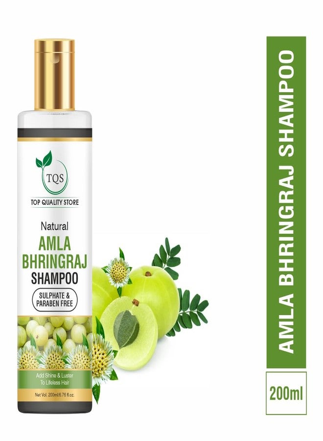 TQS Natural Amla Bhringraj Shampoo, Sulphate & Paraben Free, 200ml, For Shine & Lustre - Image 3