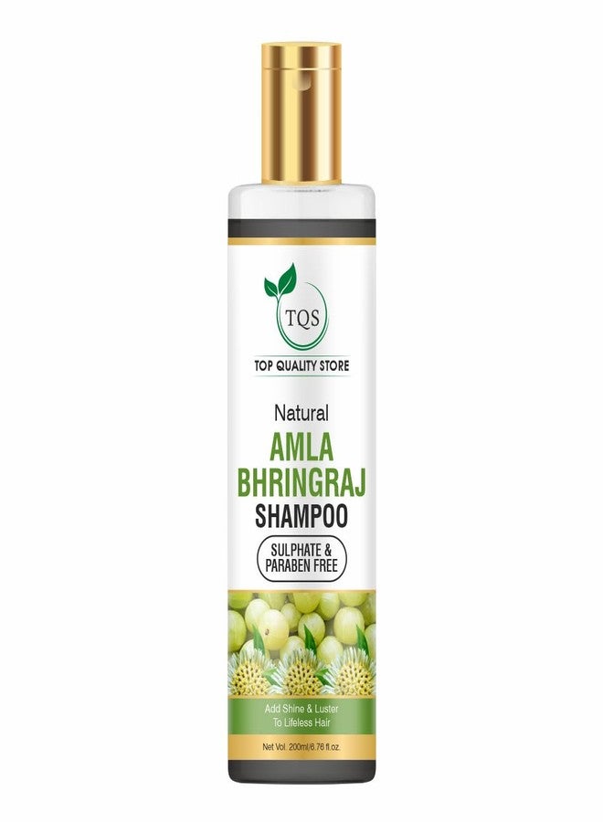 TQS Natural Amla Bhringraj Shampoo, Sulphate & Paraben Free, 200ml, For Shine & Lustre - Image 2