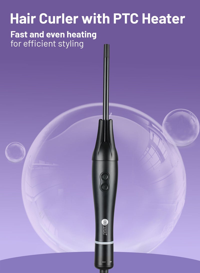 AFRA Professional Hair Curler | 9.5MM Ceramic Barrel | 200°C Max | 360° Swivel Cord | Left/Right Directional Switch - Image 1