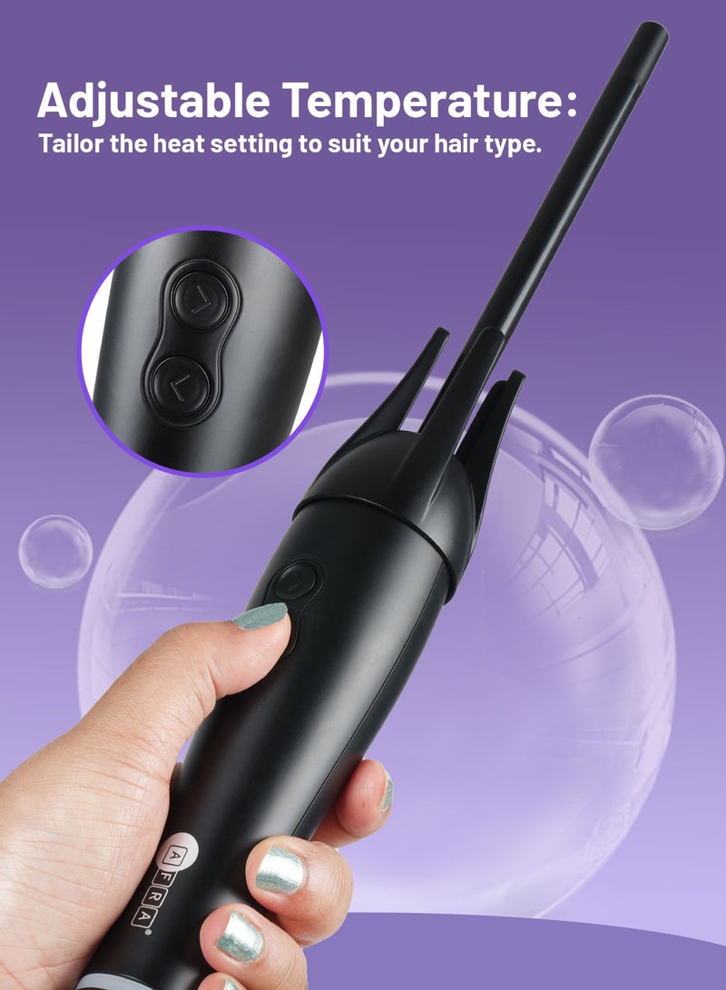 AFRA Professional Hair Curler | 9.5MM Ceramic Barrel | 200°C Max | 360° Swivel Cord | Left/Right Directional Switch - Image 2