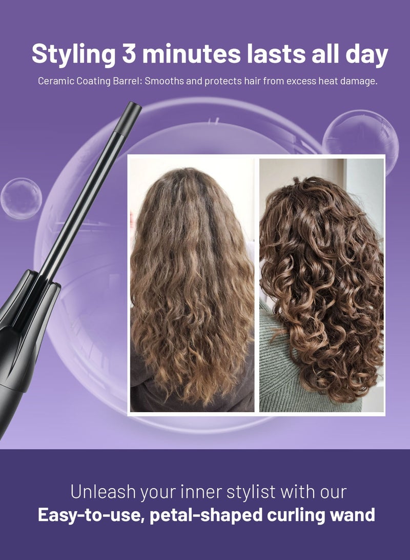 AFRA Professional Hair Curler | 9.5MM Ceramic Barrel | 200°C Max | 360° Swivel Cord | Left/Right Directional Switch - Image 5