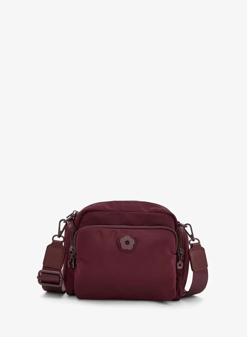 ميسي Solid Crossbody Bag With Front Utility Pocket
