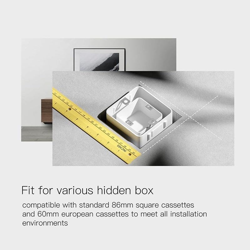 تويّا ثرموستات ذكي بشاشة رقمية بتقنية زيغبي لتسخين الأرضيات الكهربائي باللون الأبيض - Image 4