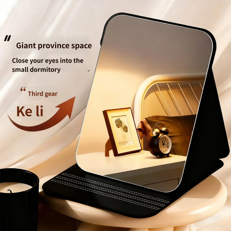 مرآة مكياج مدمجة قابلة للطي المحمولة لمستخدم سطح المكتب وعلى الطريق - Image 5