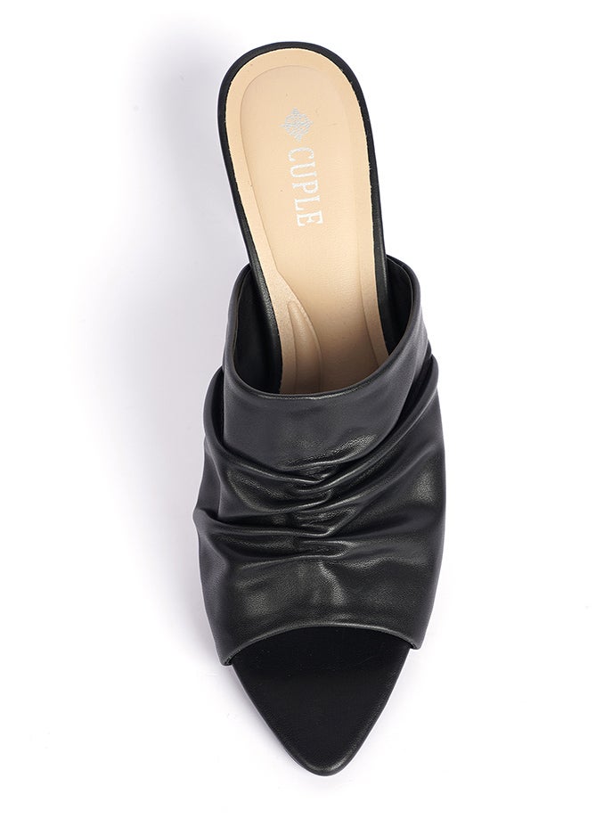 كابلي صندل نسائي يومي بكعب راقي للأناقة المستدامة - Image 3