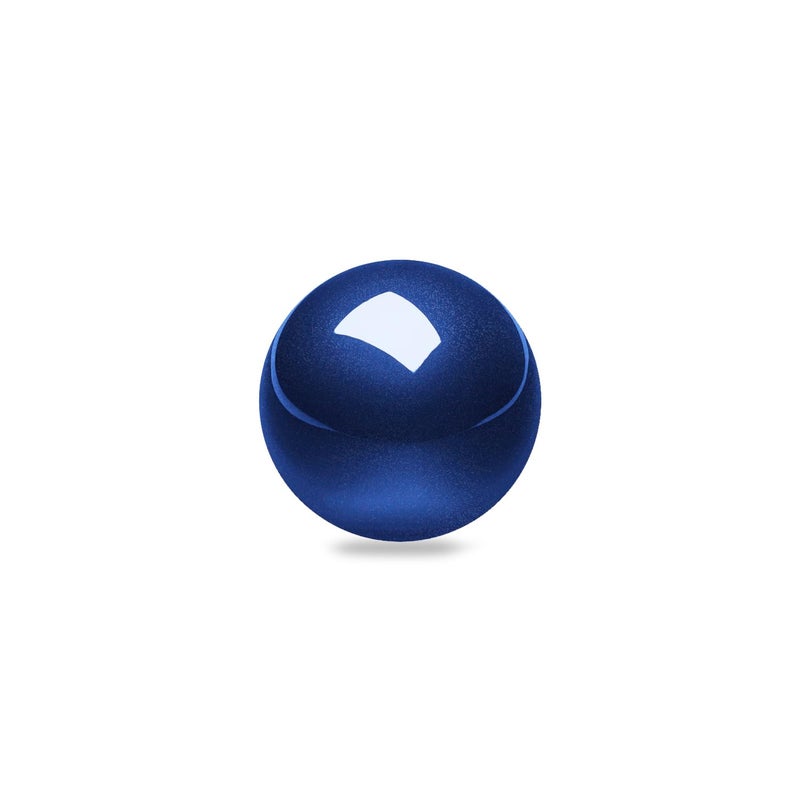 Perixx PERIPRO-303GB Small Trackball 34mm Replacement Ball for Perimice and M570 Elecom Kensington Glossy Blue (18025) - Image 1