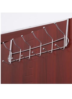 FALMER Imported Metal Door Hanger Made Of Stainless Steel 12 Hooks Without Nails 49*14 CM  - Image 3