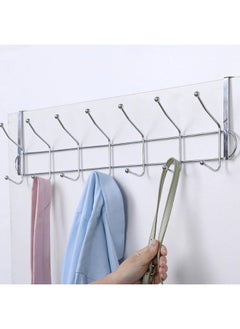 FALMER Imported Metal Door Hanger Made Of Stainless Steel 12 Hooks Without Nails 49*14 CM  - Image 2