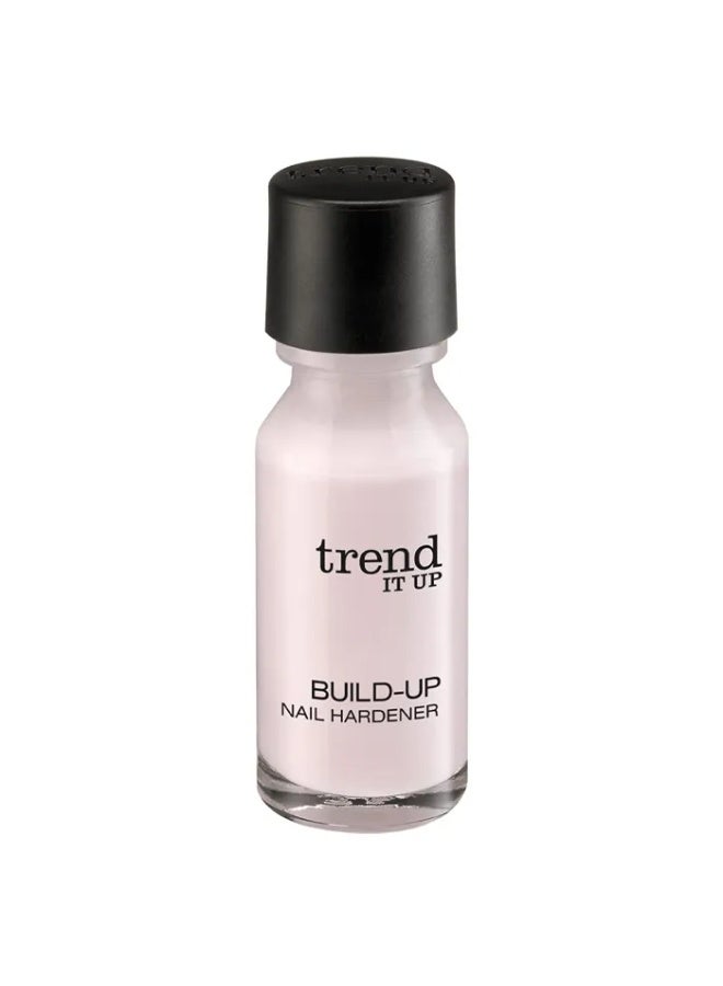 Build-Up Nail Hardener Strengthening Treatment – Repairing Nail Strengthener for Weak, Brittle and Damaged Nails, Fast-Absorbing Protective Nail Care Formula for Stronger, Healthier and Smoother Natural Nails, Daily Use Nail Treatment Polish