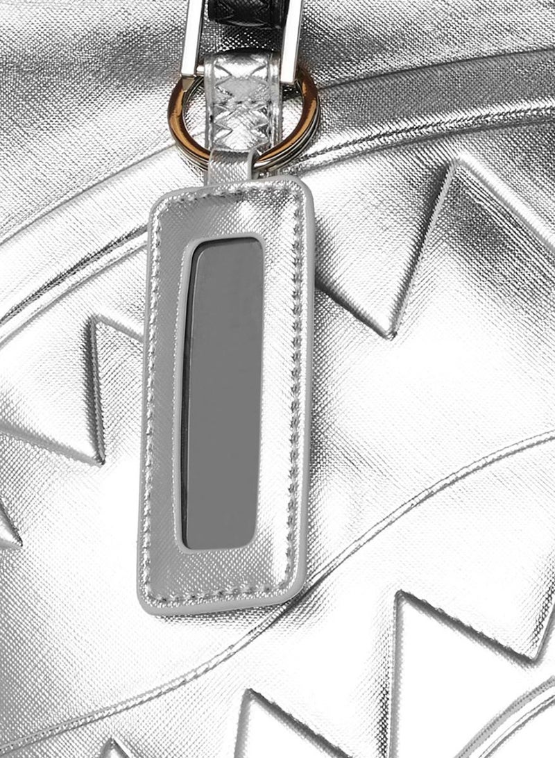 SPRAYGROUND SILVER SIDE DRIP TOTE - Image 4